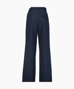 Selected Femme Pantalon Blake Hw Pant Ex Donker Blauw