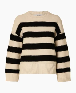 Selected Femme Pullover Jill Ls Knit O-Neck Goud