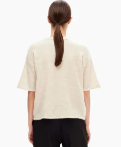 Selected Femme Pullover Maline-Liliana 2/4 Knit O-Neck N Beige
