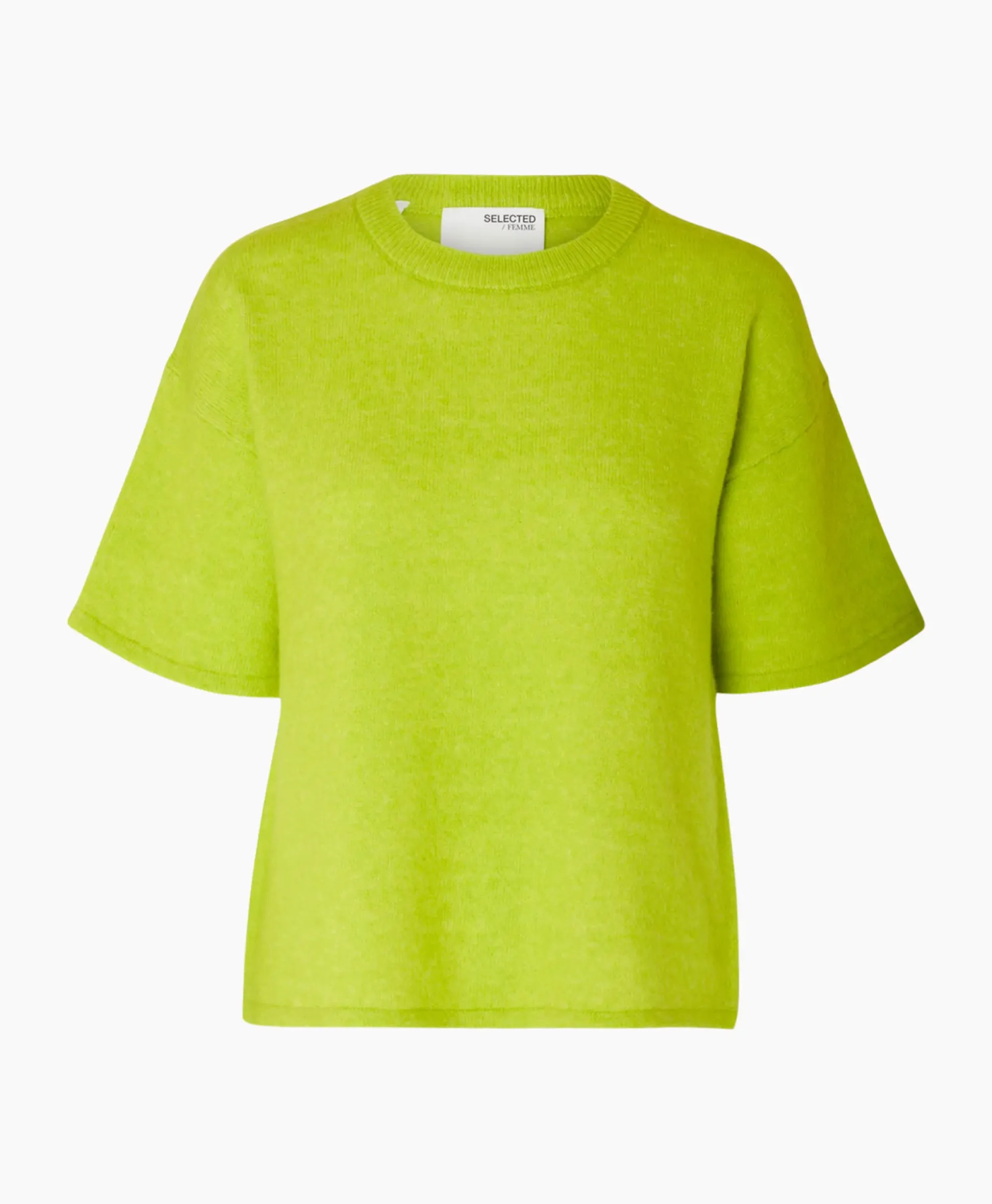 Selected Femme Pullover Maline-Liliana 2/4 Knit O-Neck N Groen