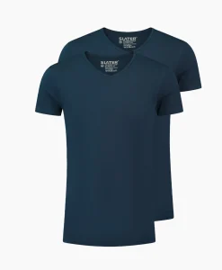 Slater Slater T-Shirt 6610 Donker Blauw