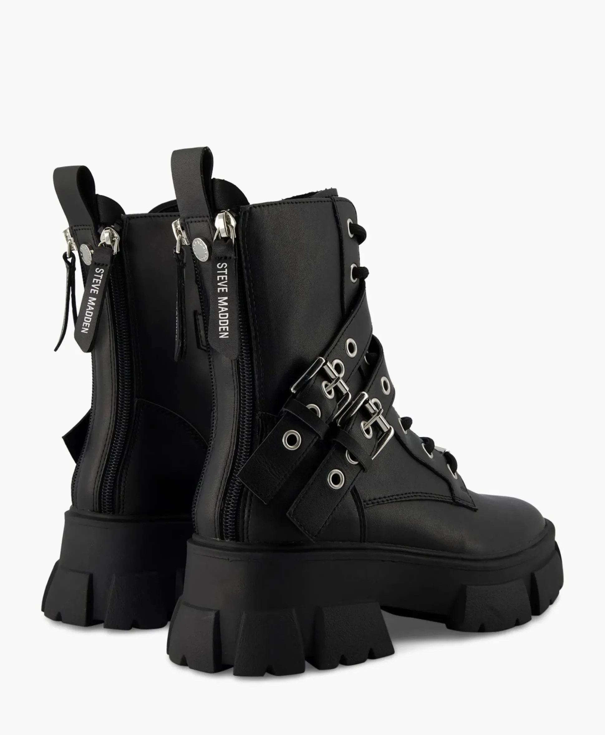 Steve Madden Enkellaars Traction Zwart