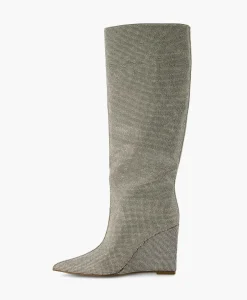 Steve Madden Lange Laars Showout R Zilver