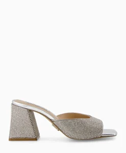 Steve Madden Sandaal Met Hak Glowing-R Zilver