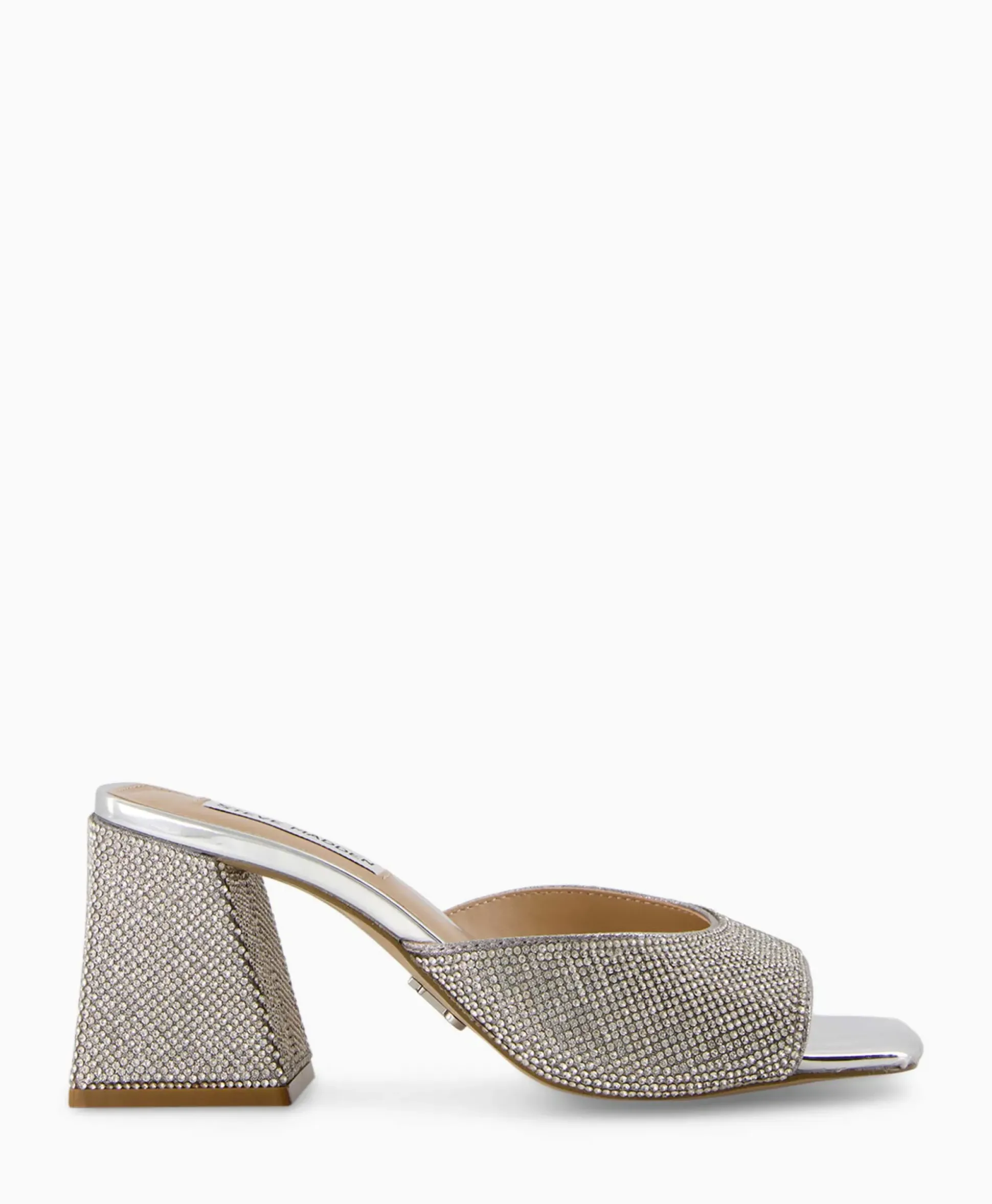 Steve Madden Sandaal Met Hak Glowing-R Zilver