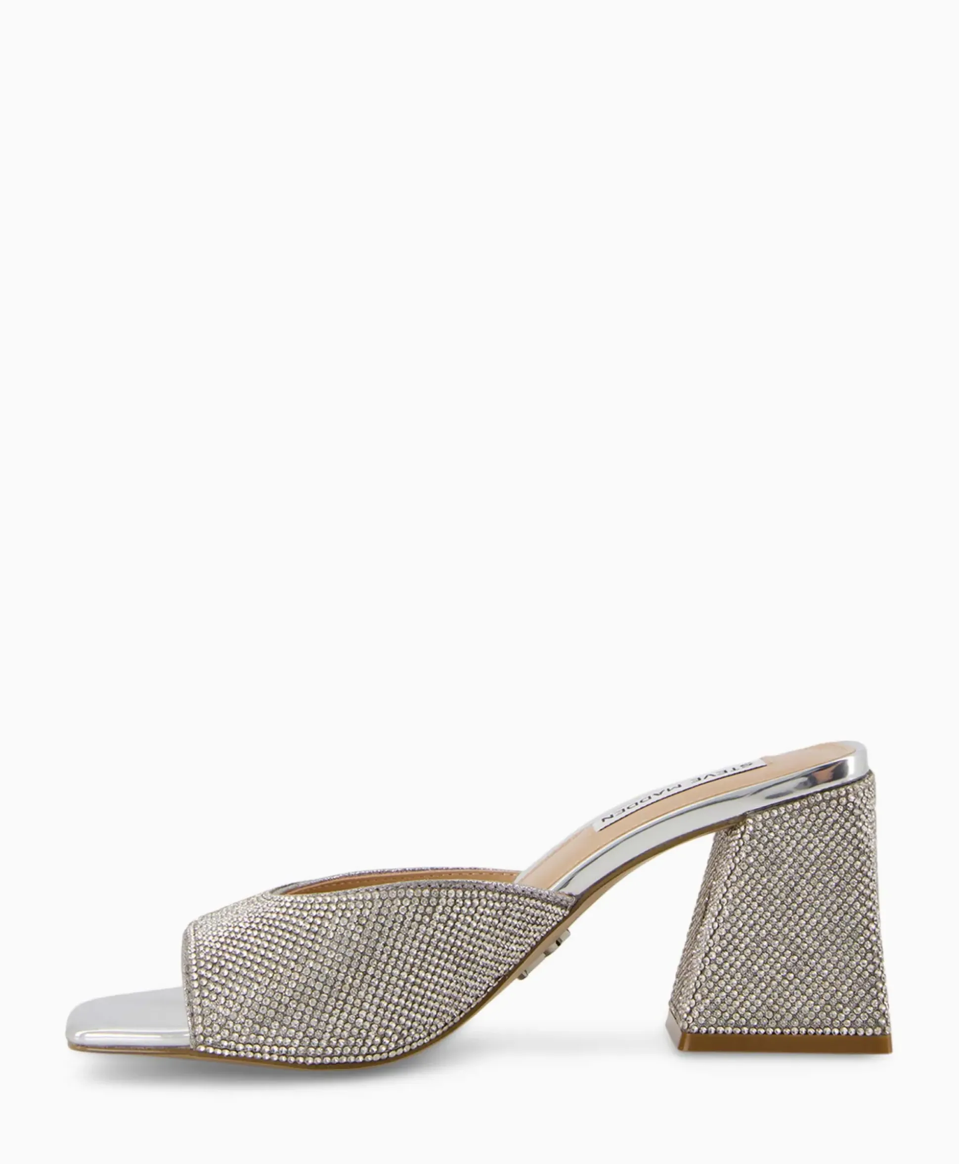 Steve Madden Sandaal Met Hak Glowing-R Zilver