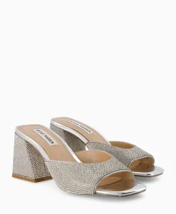 Steve Madden Sandaal Met Hak Glowing-R Zilver