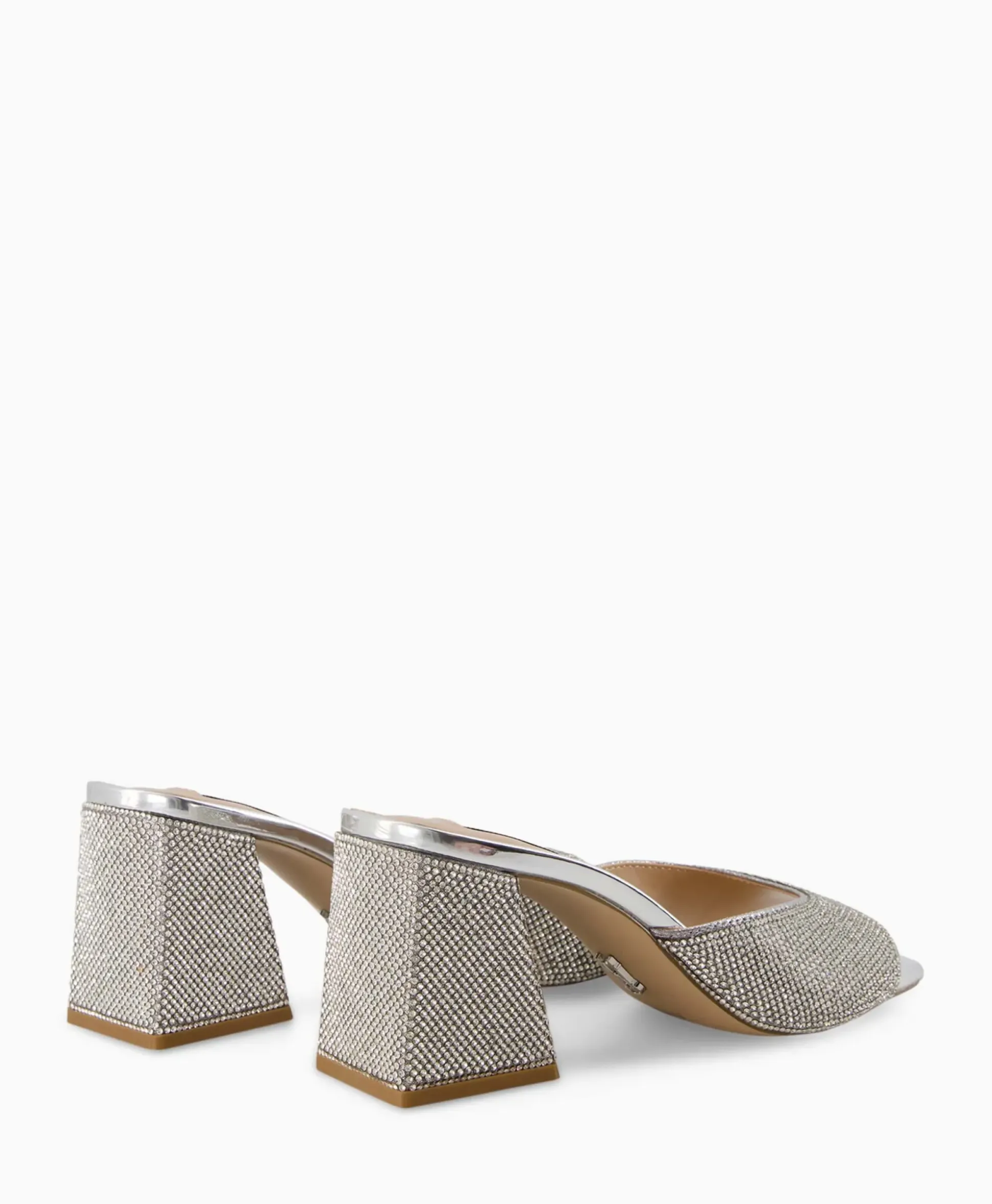Steve Madden Sandaal Met Hak Glowing-R Zilver