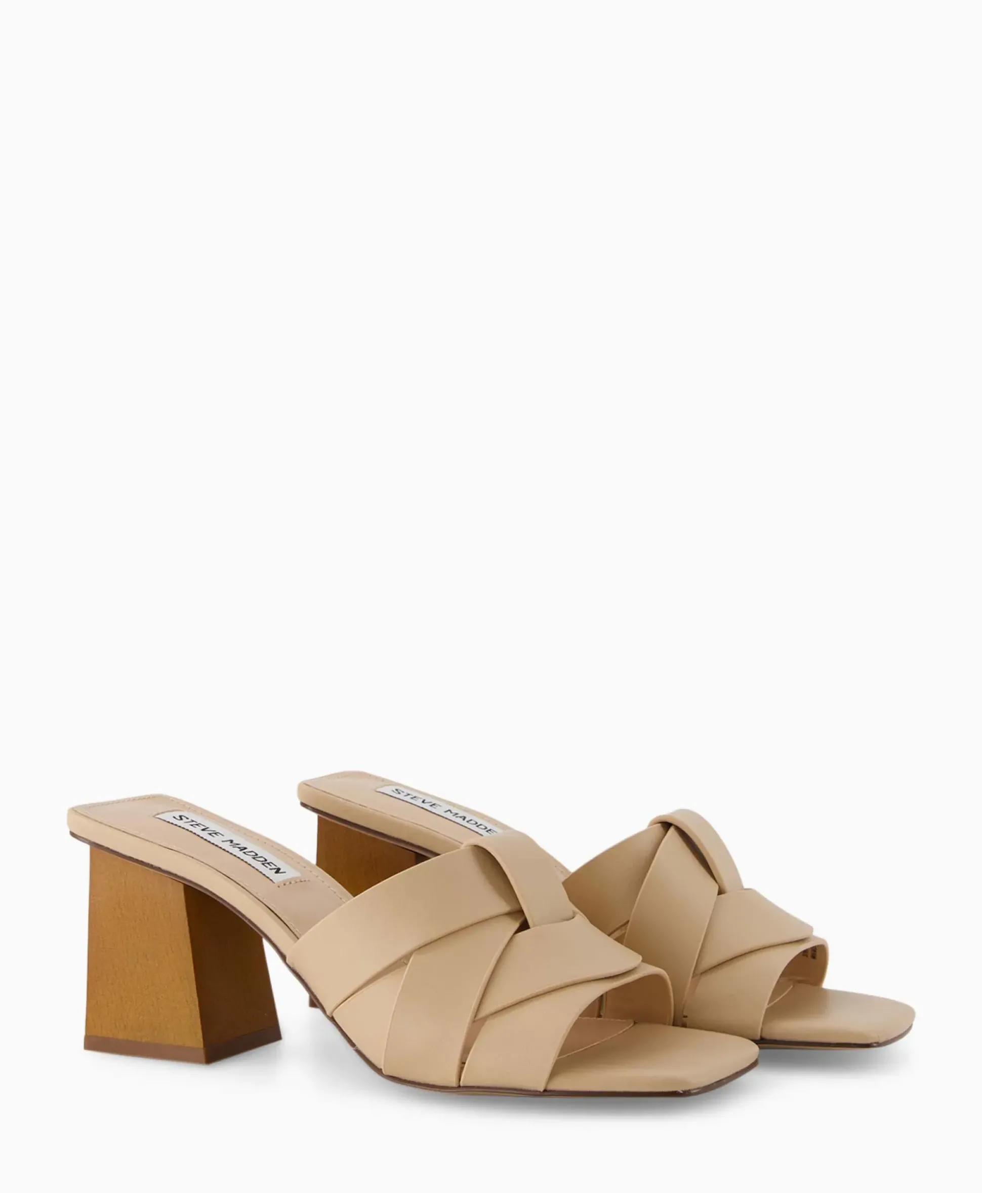 Steve Madden Sandaal Met Hak Amsterdam Beige
