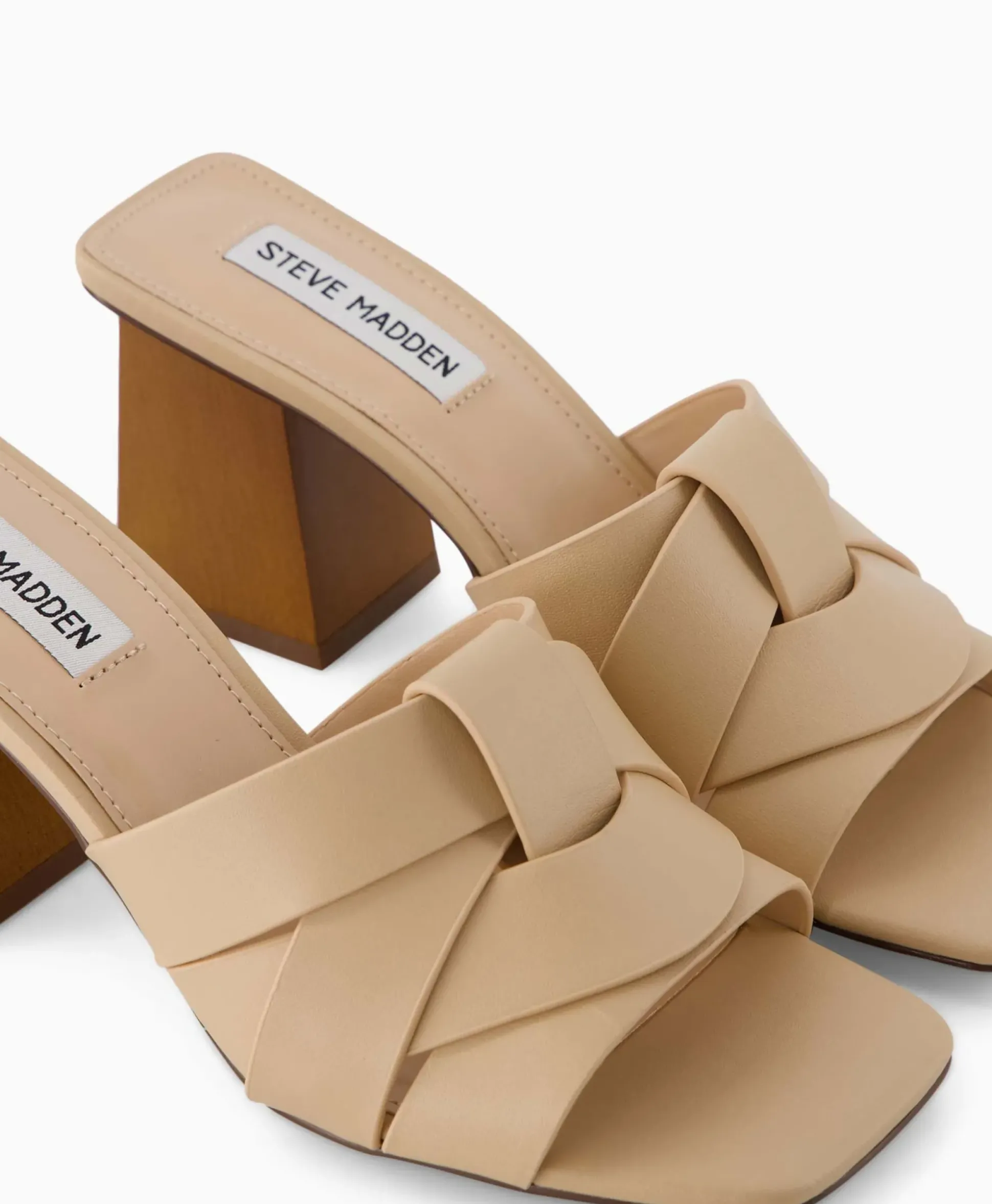 Steve Madden Sandaal Met Hak Amsterdam Beige