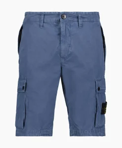 Stone Island Korte Broek L11Wa Donker Blauw