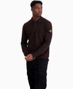 Stone Island Polo 535B9 Bordeaux