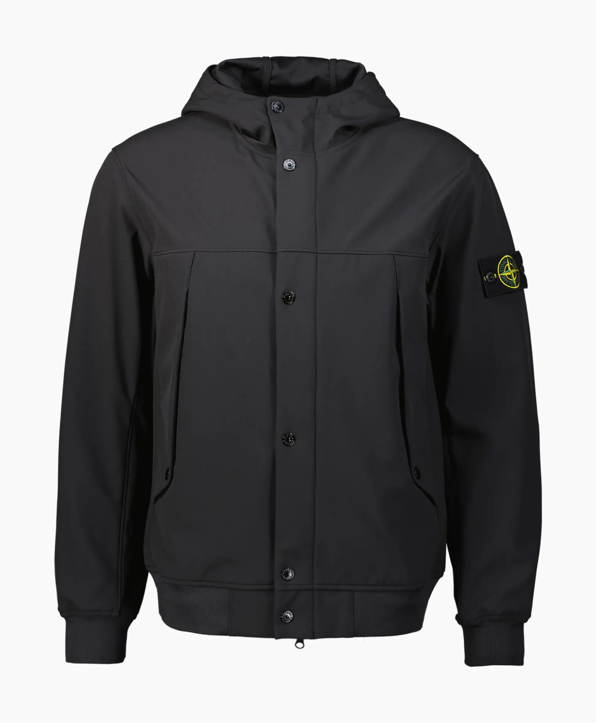 Stone Island Softshell Jas 40227 Zwart