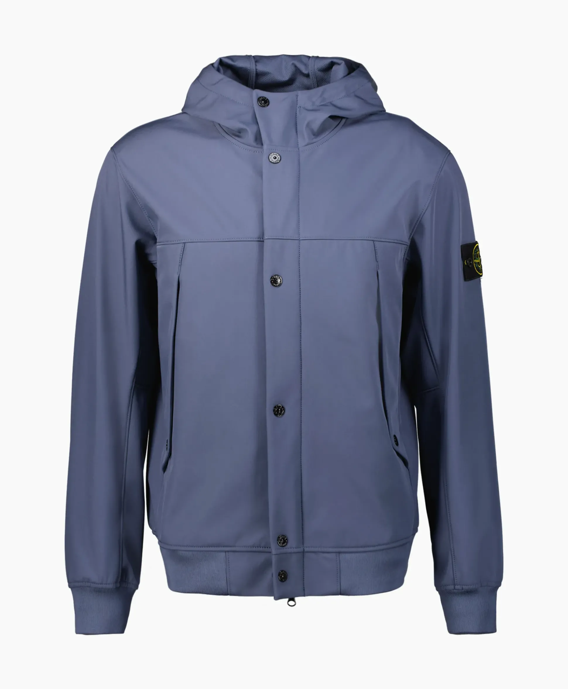 Stone Island Softshell Jas 40227 Donker Blauw
