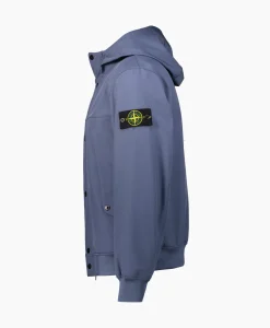 Stone Island Softshell Jas 40227 Donker Blauw