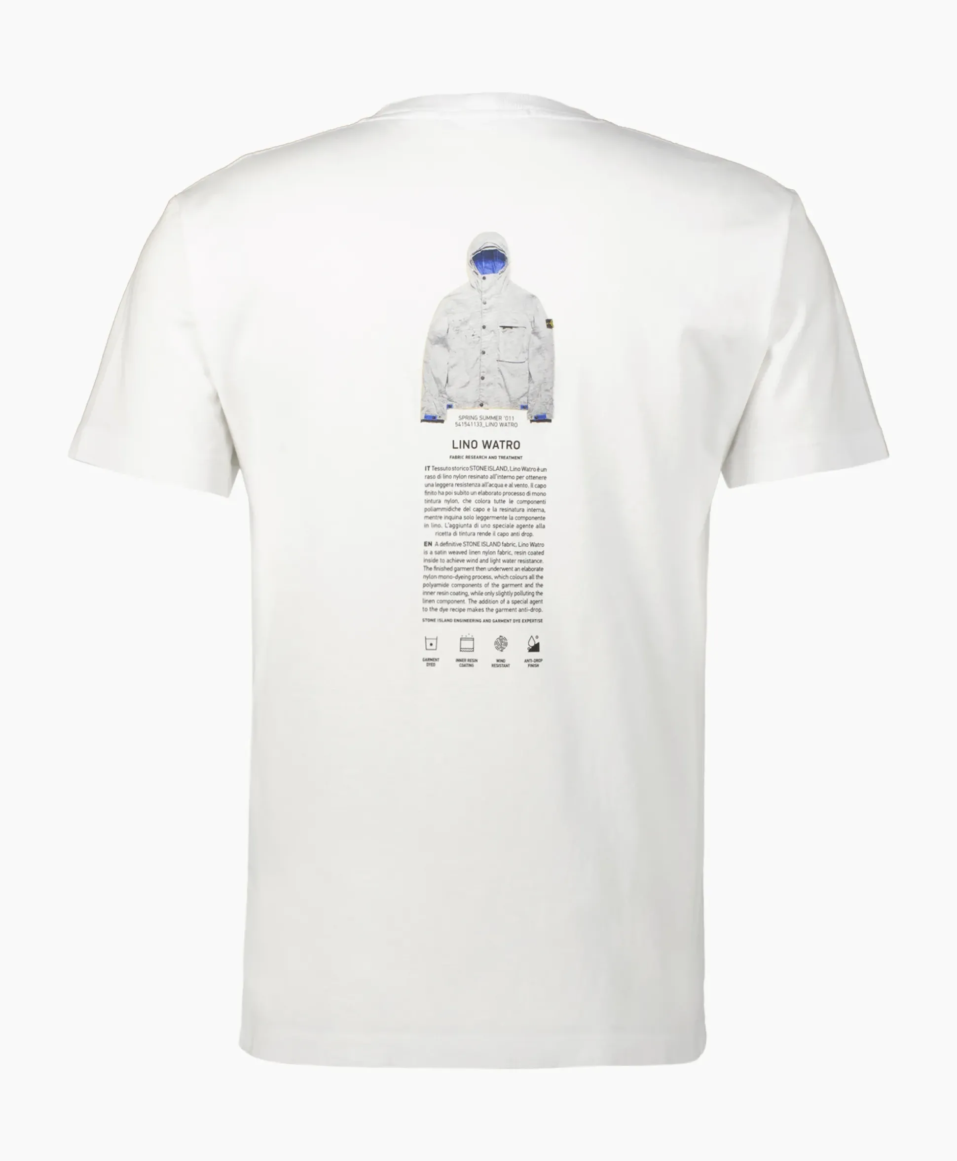 Stone Island T-Shirt 2Ns91 Wit