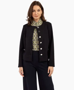 Studio Anneloes Blazer Janet Bonded Zwart Dessin