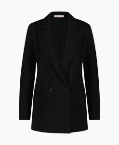 Studio Anneloes Blazer Sence Orn. Jacquard Zwart