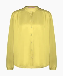 Studio Anneloes Blouse Birdie Ls Satin Geel