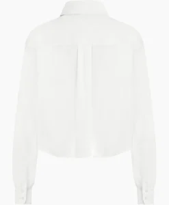 Studio Anneloes Blouse Dion Cropped Poplin Wit