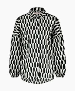Studio Anneloes Blouse Havana Coffee Beans Zwart Dessin