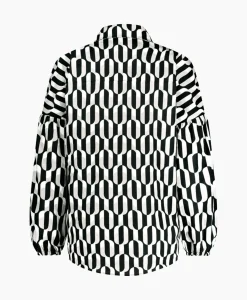 Studio Anneloes Blouse Havana Coffee Beans Zwart Dessin