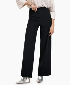 Studio Anneloes Broek Alex Bonded Mesh Trousers Zwart Dessin