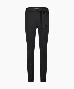 Studio Anneloes Broek Katlyn Shiny Bnd Trousers Zwart