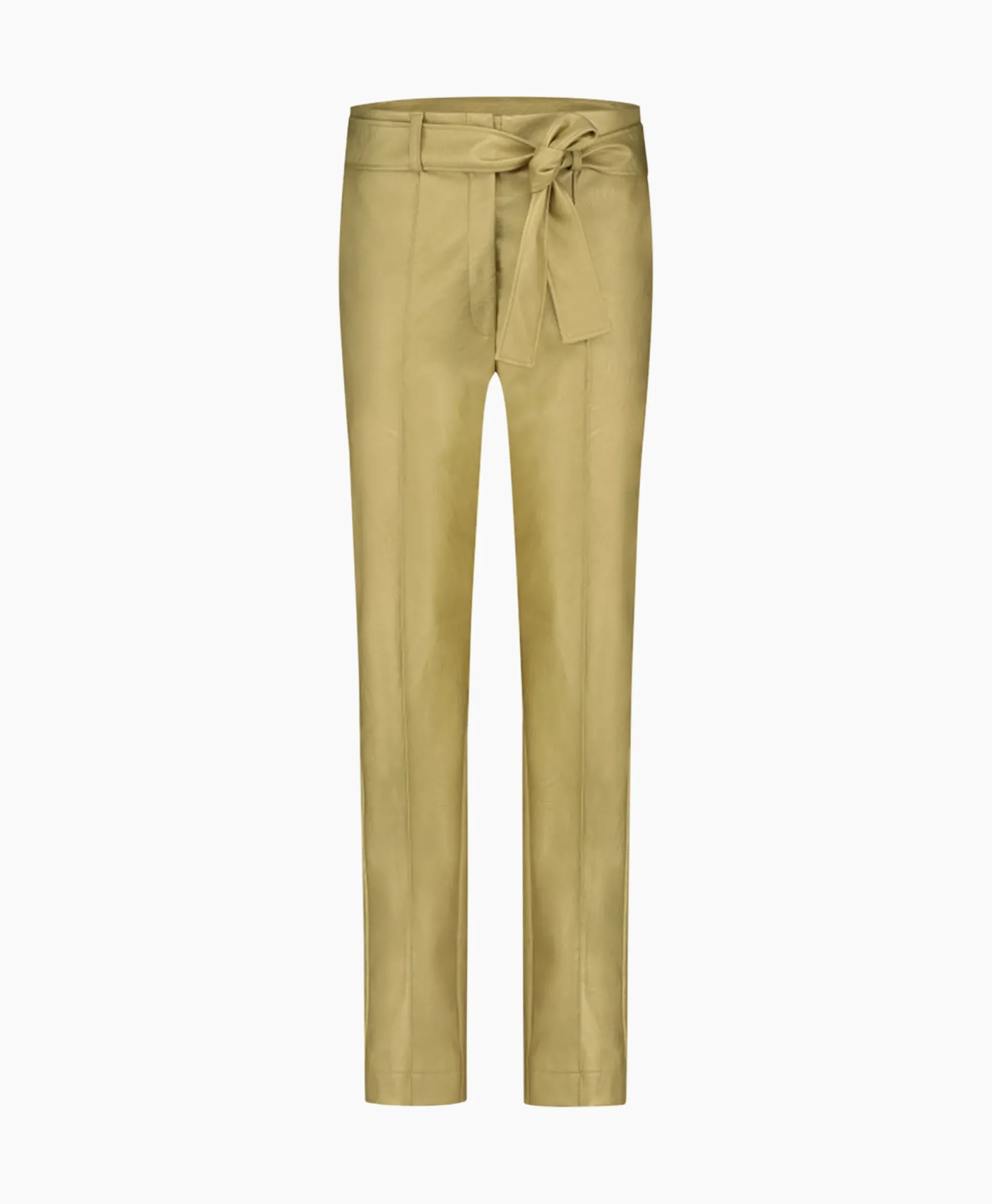 Studio Anneloes Broek Mita Faux Leather Trousers Goud