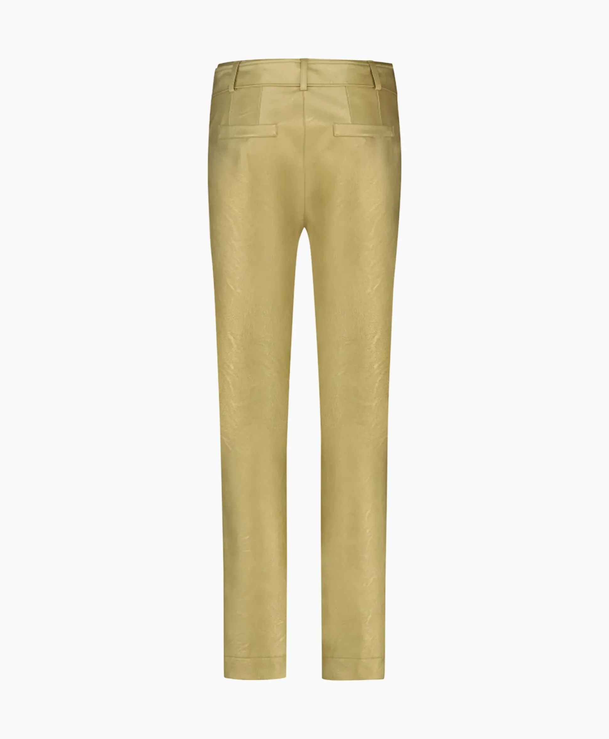 Studio Anneloes Broek Mita Faux Leather Trousers Goud