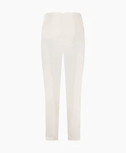 Studio Anneloes Broek Nine Shiny Bonded Trousers Off White