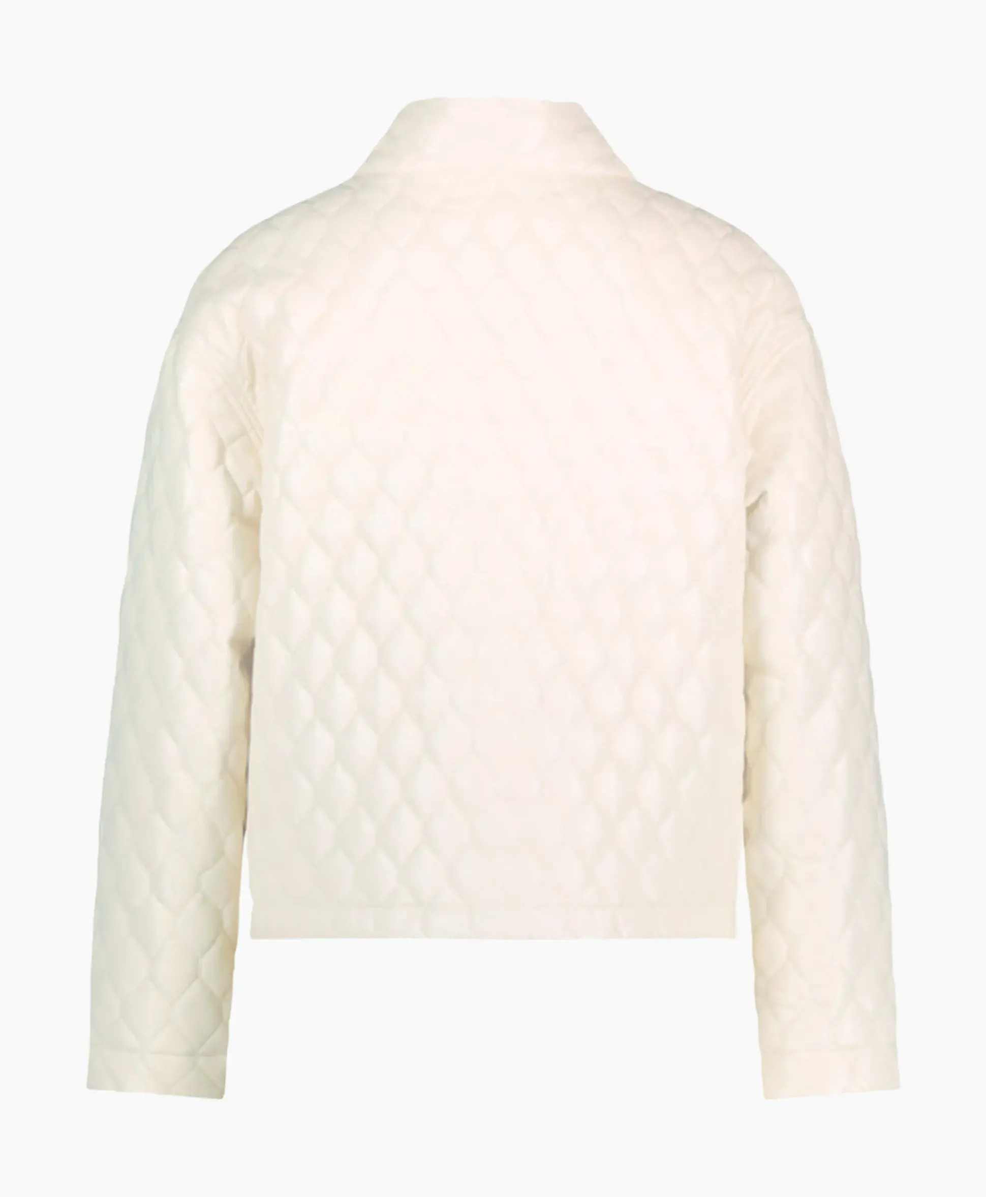Studio Anneloes Jack James Quilted Leather Jacket Off White