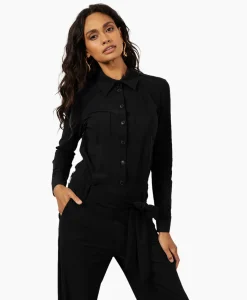 Studio Anneloes Jumpsuit Angel Ls Zwart Dessin