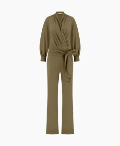 Studio Anneloes Jumpsuit Feda Bruin Dessin