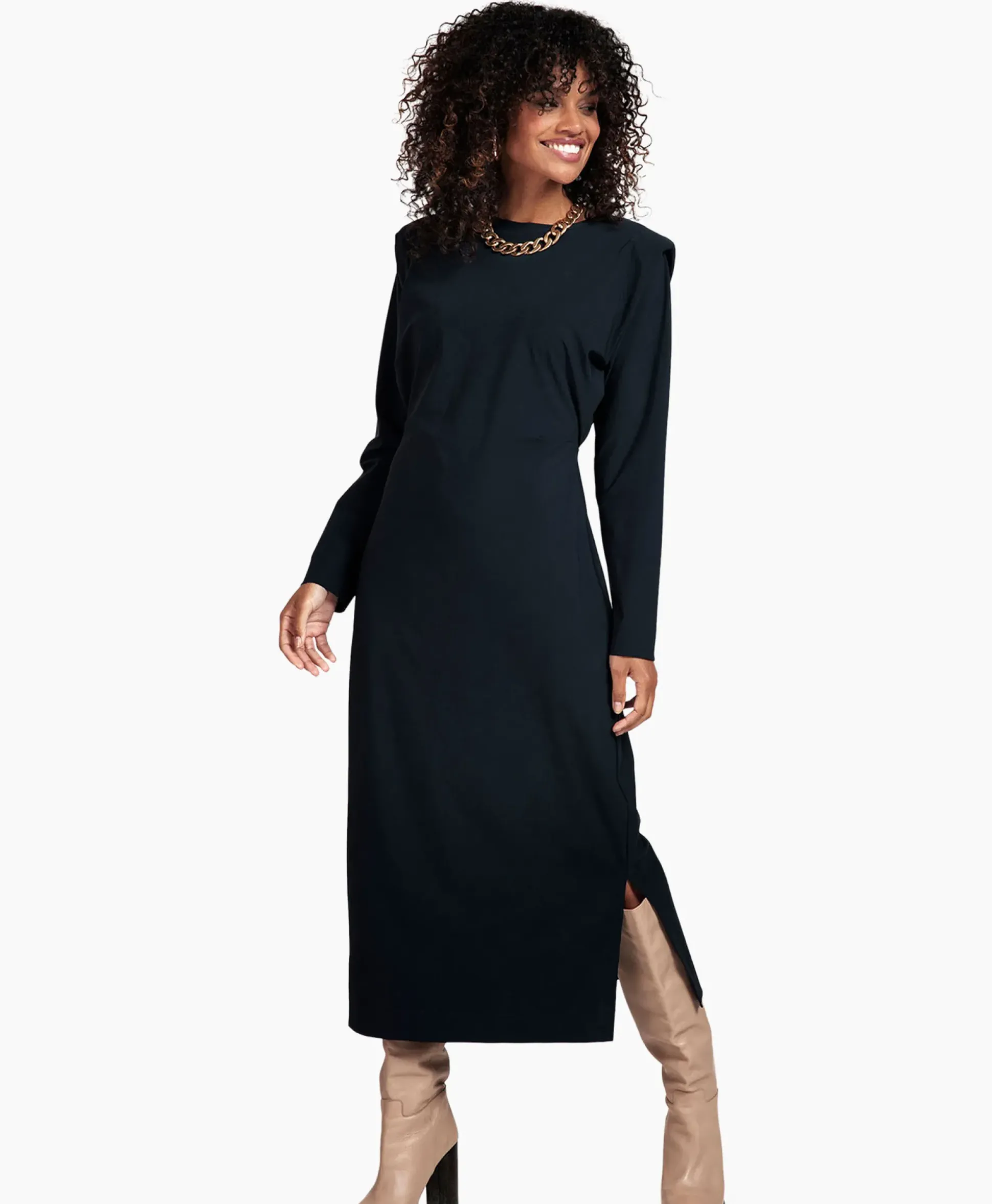 Studio Anneloes Jurk Tammy Dress Donker Blauw