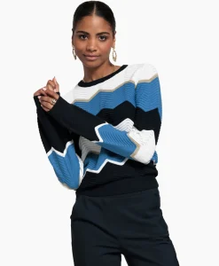 Studio Anneloes Pullover Isa Zigzag Ajour Ecru