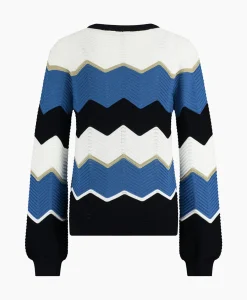 Studio Anneloes Pullover Isa Zigzag Ajour Ecru