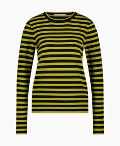 Studio Anneloes Pullover Luna Stripe Zwart Dessin