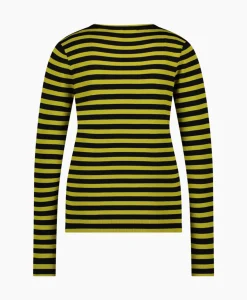 Studio Anneloes Pullover Luna Stripe Zwart Dessin