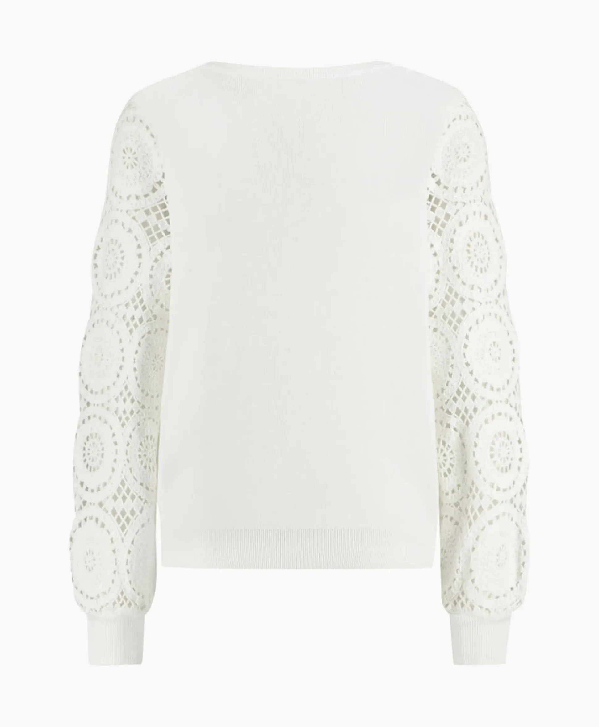 Studio Anneloes Pullover Dinah Crochet Off White