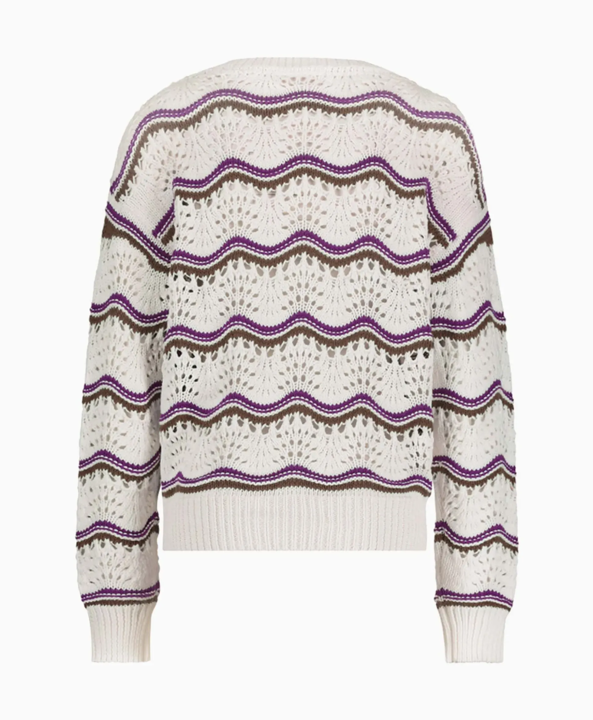 Studio Anneloes Pullover Leana Ajour Ecru
