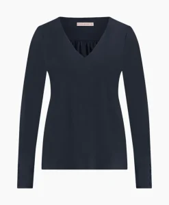 Studio Anneloes Top & T-Shirt Lesley Shirt Donker Blauw