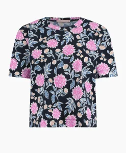 Studio Anneloes Top & T-Shirt Lott Flower Tee Roze