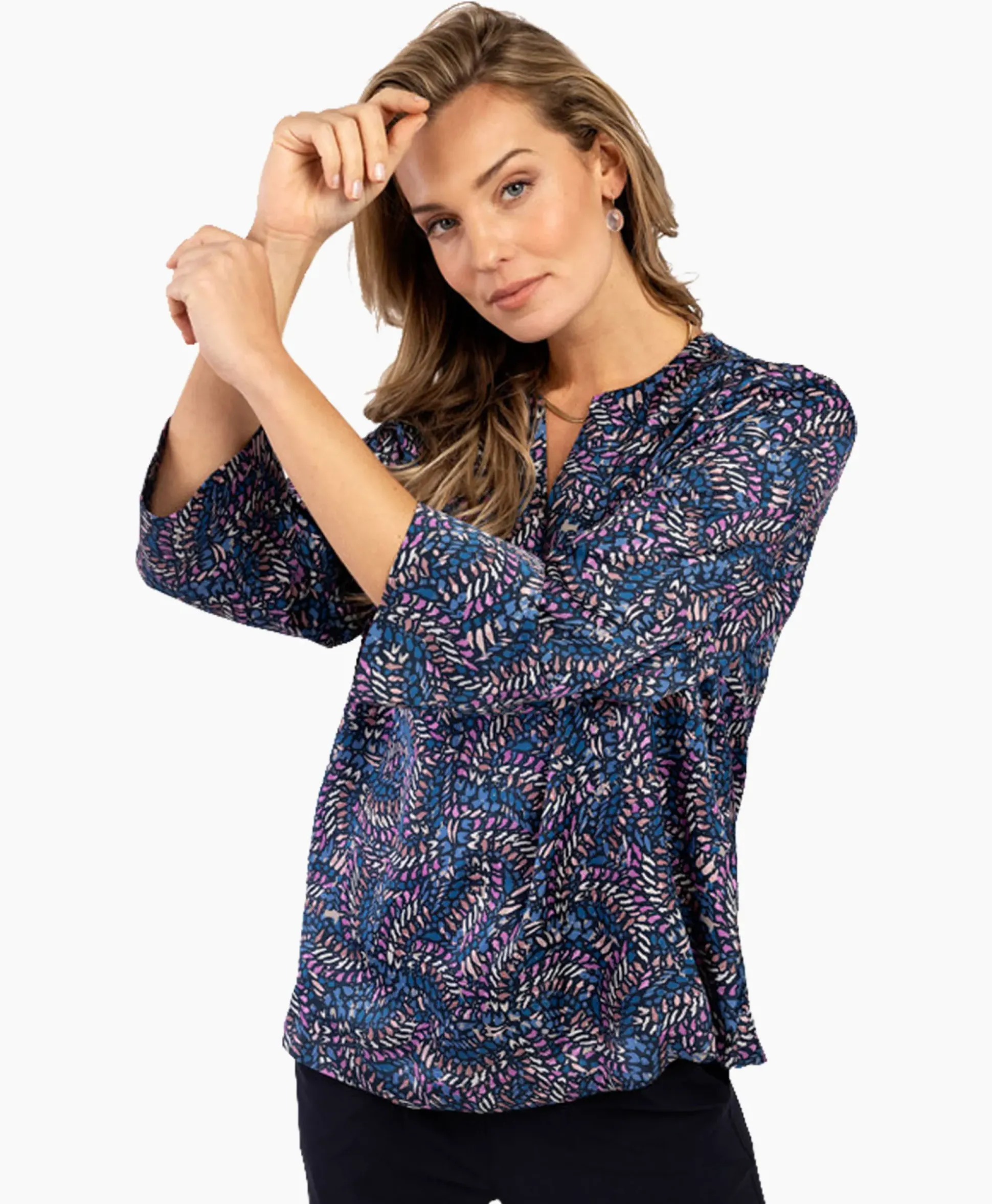 Studio Anneloes Top Arletta Satin Brench Combo L