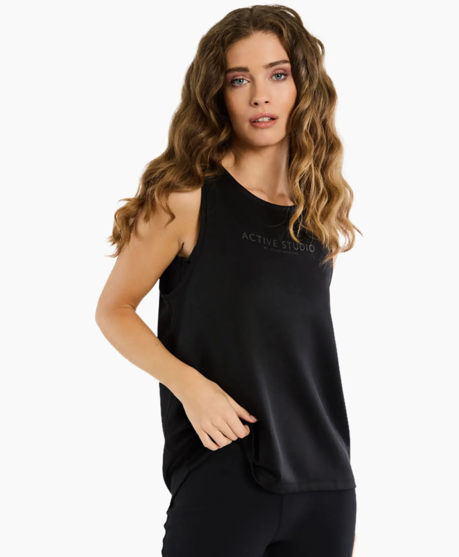 Studio Anneloes Top Elza Sport Zwart Dessin