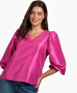 Studio Anneloes Top Laudi Taft Paars