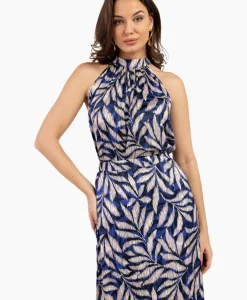 Studio Anneloes Top Sara Satin Big Flower Blauw