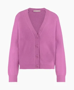 Studio Anneloes Vest Olivian Soft Cardigan Lila