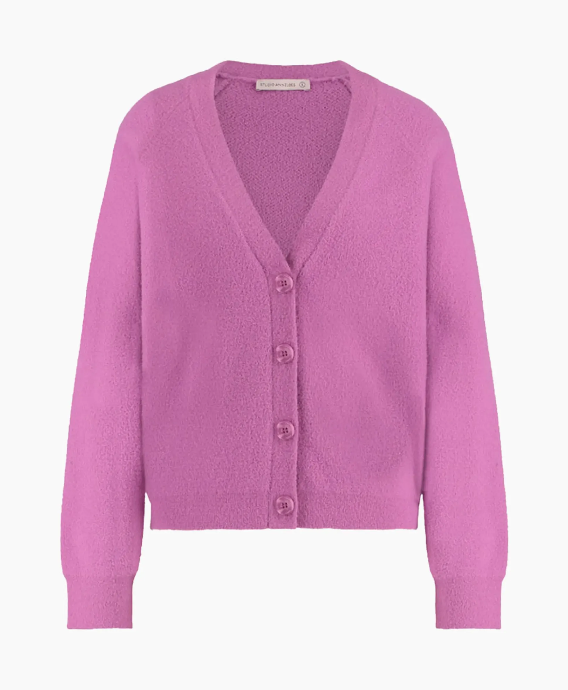 Studio Anneloes Vest Olivian Soft Cardigan Lila