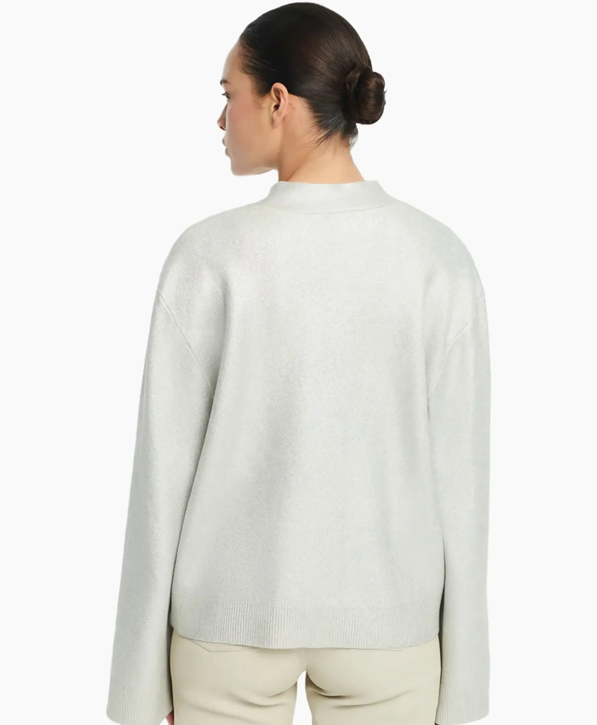 Studioar By Arma Pullover Lolita Metallic Knit Bruin